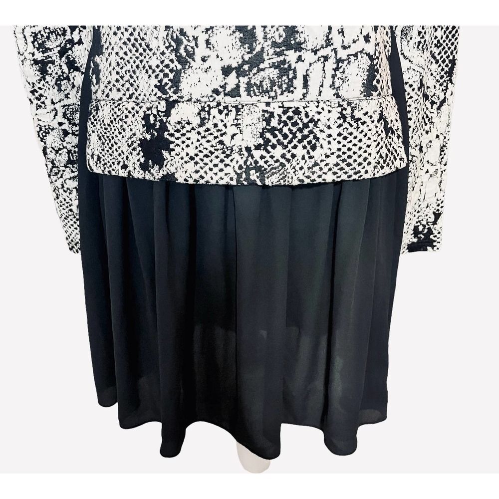 RD Style White and Black Dress/Top - Picture 3 of 11